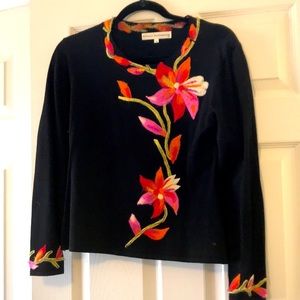 Beautiful floral sweater